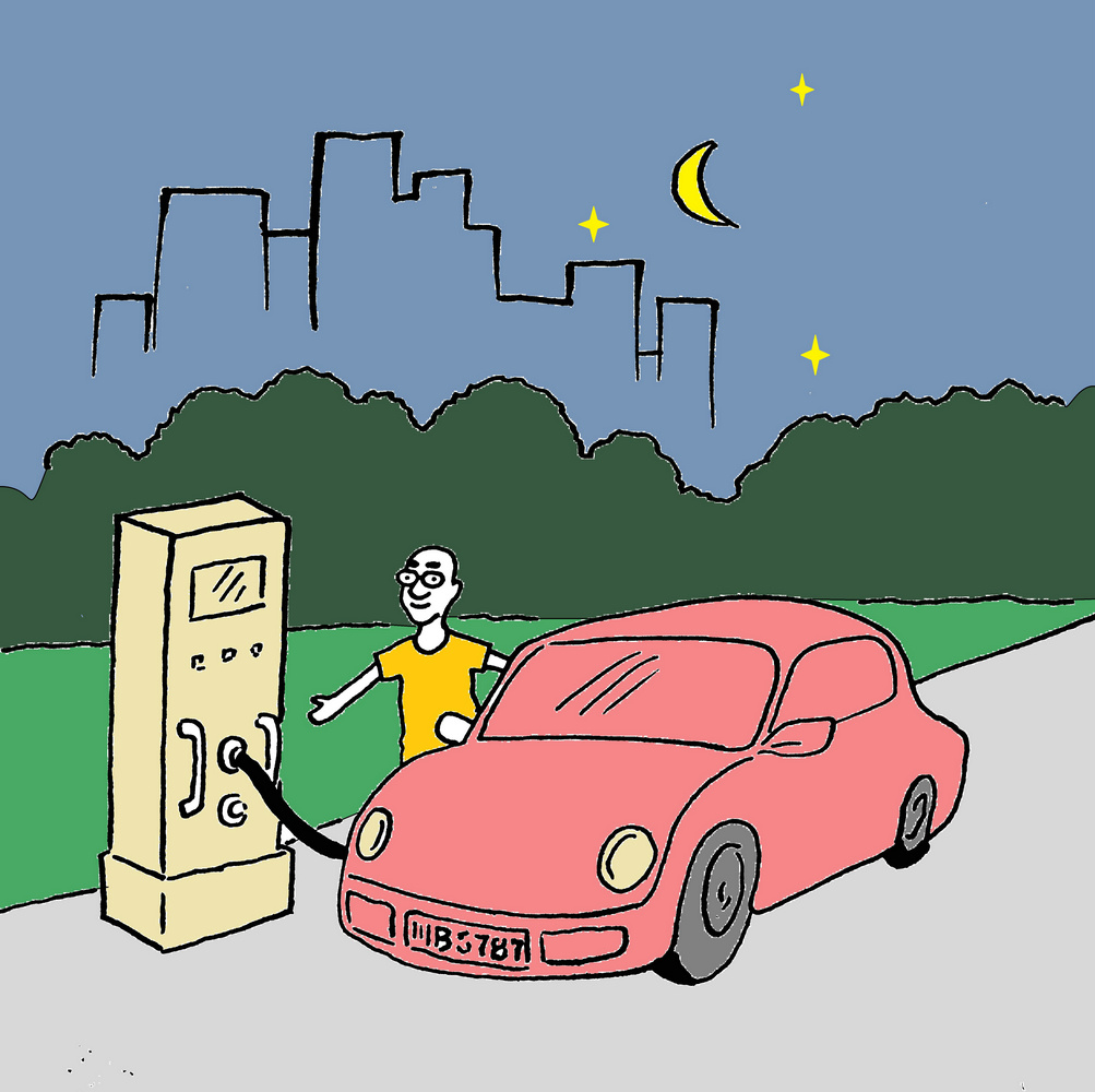 合理錯峰使用電動車充電樁，鼓勵夜間時段充電。.jpg